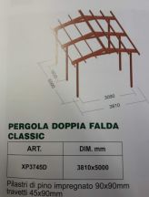 PERGOLA DOPPIA FALDA  500X380