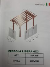 PERGOLA CLASSICA 4X3 MT